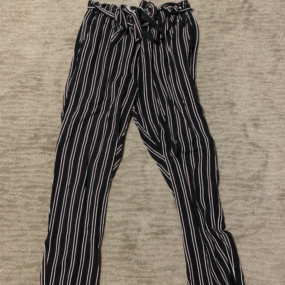 striped, flow pants